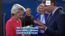 Ursula von der Leyen à Kyiv avec la promesse de nouveaux fonds pour l'énergie avant l'hiver