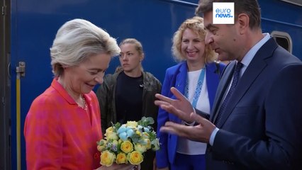 Von der Leyen chega a Kiev com pacote de ajuda para o país se preparar para o inverno