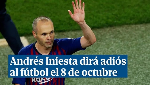 Andrés Iniesta se retira del fútbol a los 40 años
