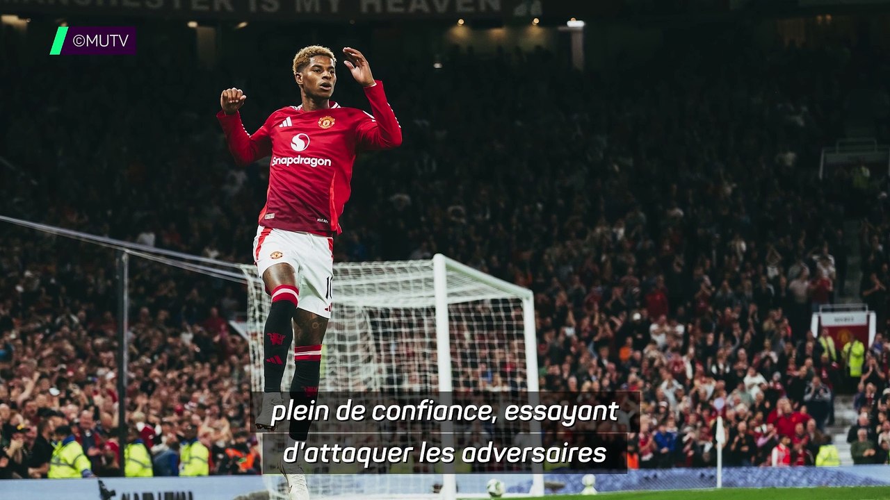 ten Hag heureux de voir Rashford mettre des buts