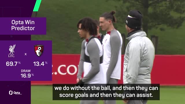 Goals will come with hard work - Slot on Nunez drought