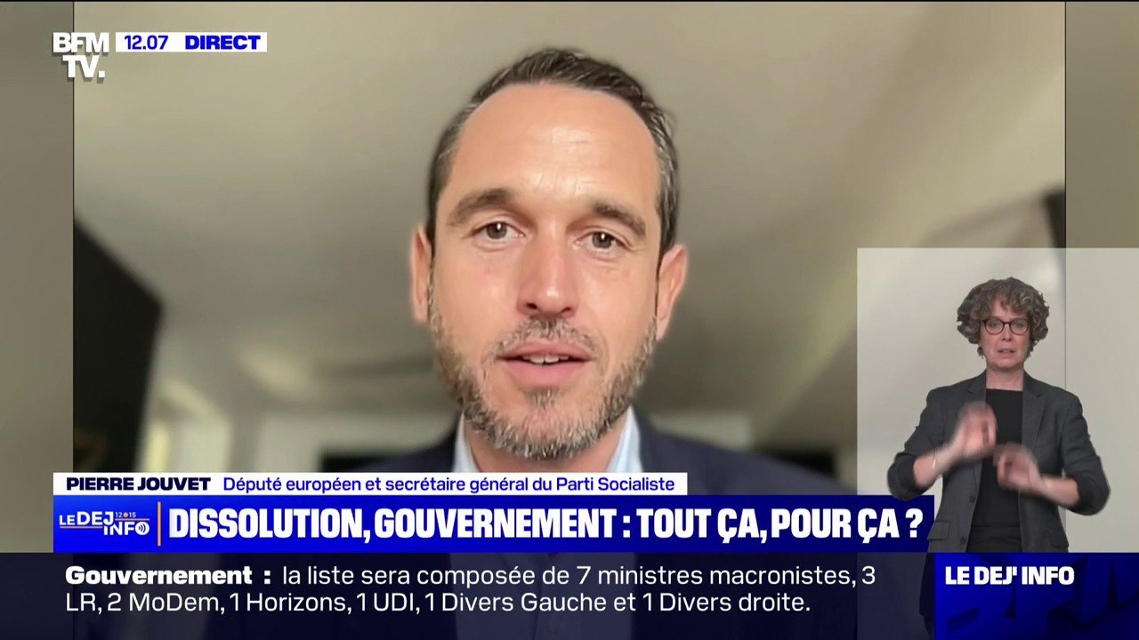 "C'est un gouvernement que je vois sans légitimité politique et sans légitimité démocratique", déplore Pierre Jouvet (PS)