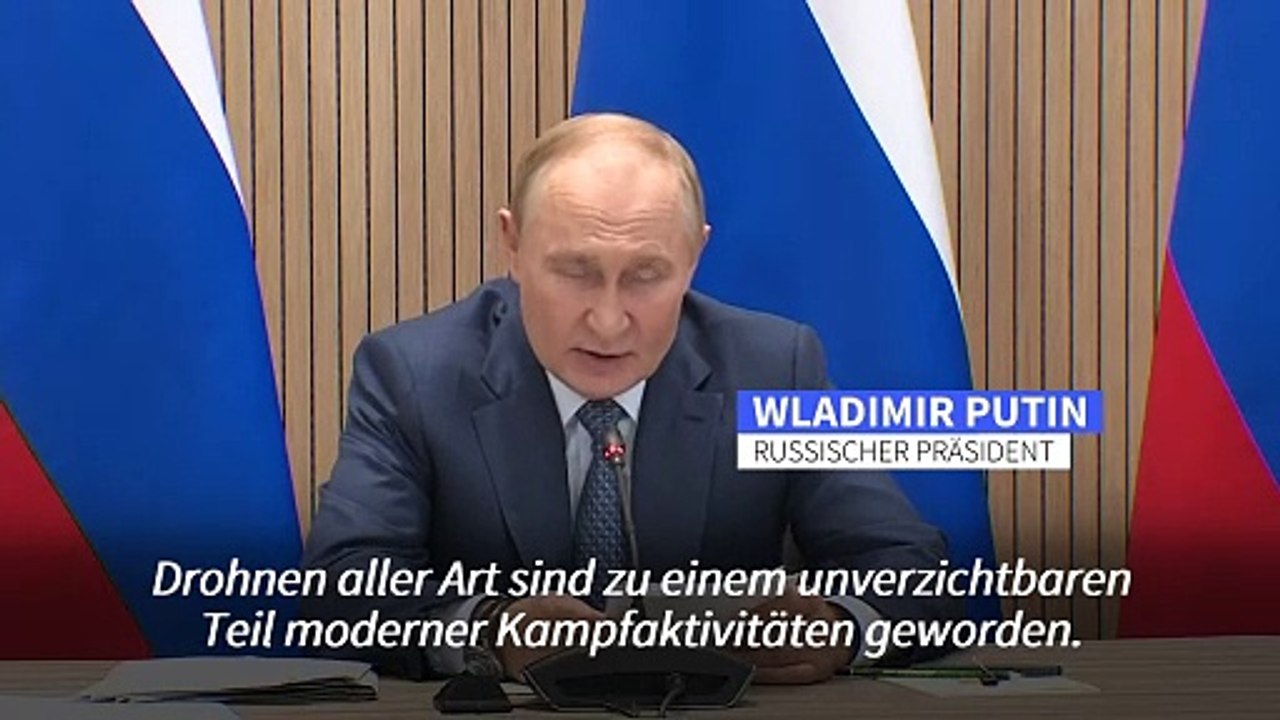 Putin: Russland wird bald mehr als eine Million Drohnen pro Jahr herstellen