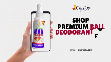 Shop Premium Ball Deodorant for Men | Celsius Herbs