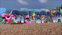 New St Leonards On Sea artwork at The Old Bathing Pool Site in East Sussex