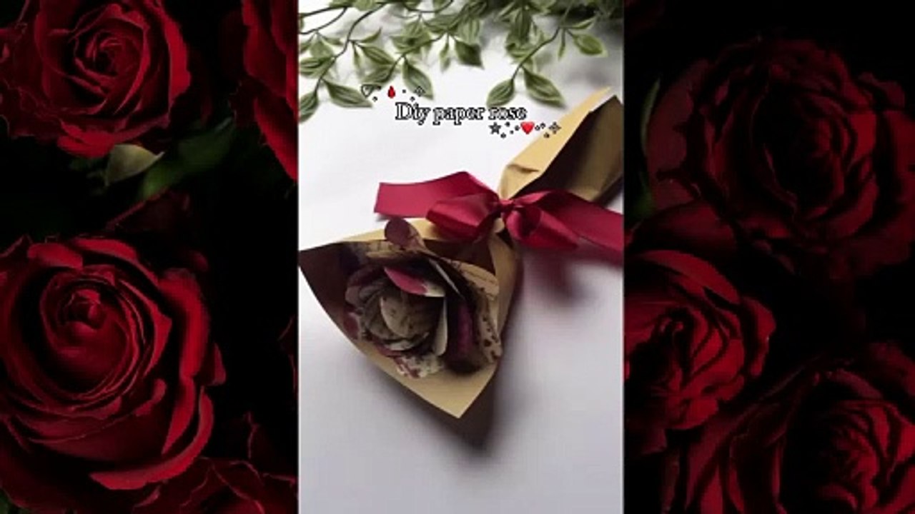 DIY rose flower
