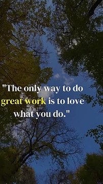 The only way to do great work is to love what you do, Motivational video, Motivational songs, motivational speech, motivation, motivational quotes, quotes, motivational speakers, motivational video for study