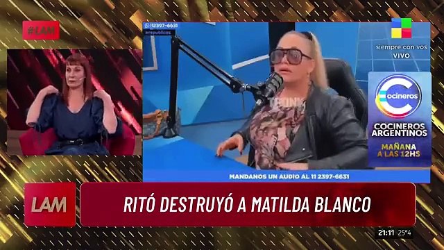 María Eugenia Ritó arremetió contra Matilda Blanco: la respuesta al aire de la crítica de moda
