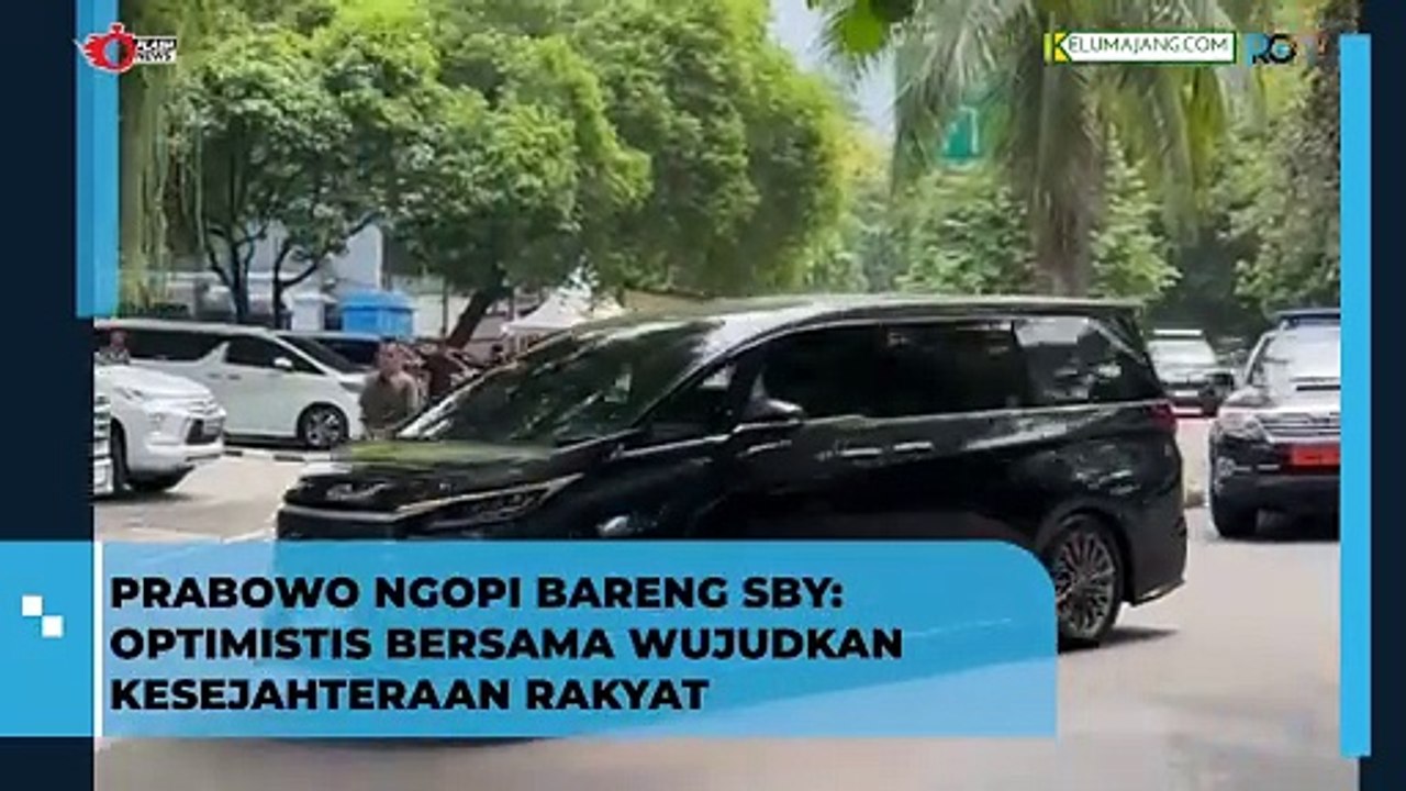 Prabowo Subianto Ngopi Bareng SBY, Optimis Bersama Wujudkan Kesejahteraan