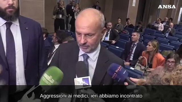 Sanita', Schillaci: Aggressioni ai medici? Misure in tempi brevi