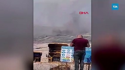 Kahramanmaraş'ta kömür sahasında göçük | | Faciadan dönüldü