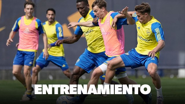 Boca Juniors entrenó el jueves de cara al superclásico frente a River