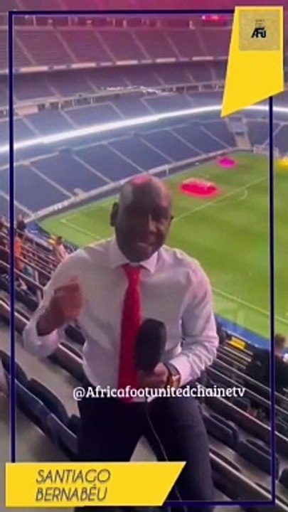#AfricaFootUnited au Stade Santiago Bernabéu ⚽ Nous avons visité pour vous,le plus beau stade du monde détenu par le club le plus titré d’Europe : le Real Madrid  ⚪. Tout est façonné, mariné et conçu pour la GAGNE.