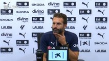 Rueda de prensa Rubén Baraja previa Valencia - Girona