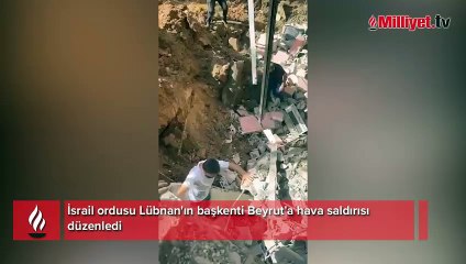 İsrail, Beyrut'u vurdu