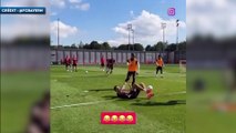 L'incroyable fail de Thomas Müller à l'entrainement