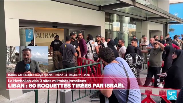 Liban : 60 roquettes tirées par Israël et le Hezbollah vise 3 sites militaires israéliens