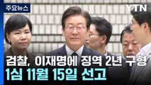 검찰, 이재명에 징역 2년 구형...1심 11월 15일 선고 / YTN