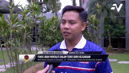 Izzat Shameer tekad pertahan ranking no. 1 dunia