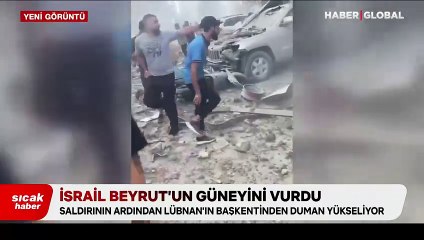 İsrail ordusu Beyrut’a saldırı düzenledi