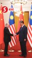 King meets China's top two leaders, says Malaysia's foreign policy favours partnership