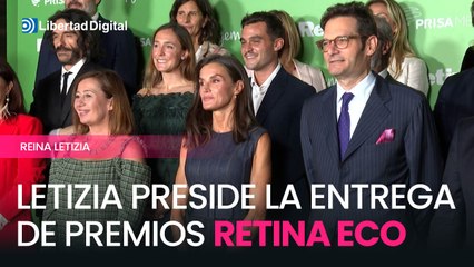 Letizia preside la entrega de los premios Retina Eco