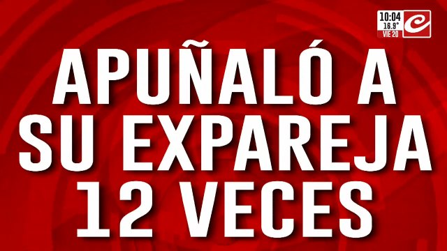 Apuñaló a su expareja doce veces y la dejó al borde de la muerte