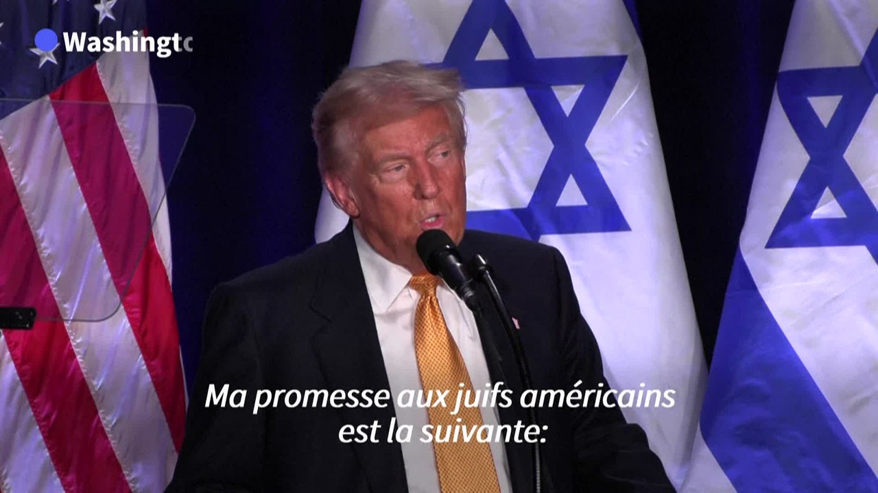 Présidentielle américaine : Donald Trump se place en "défenseur, protecteur" des juifs américains