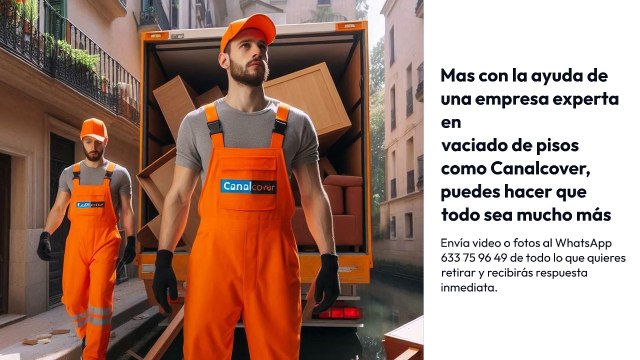 Vaciar pisos en Sant Feliu de Llobregat en un solo día: Elimina muebles viejos y trastos con Canalcover