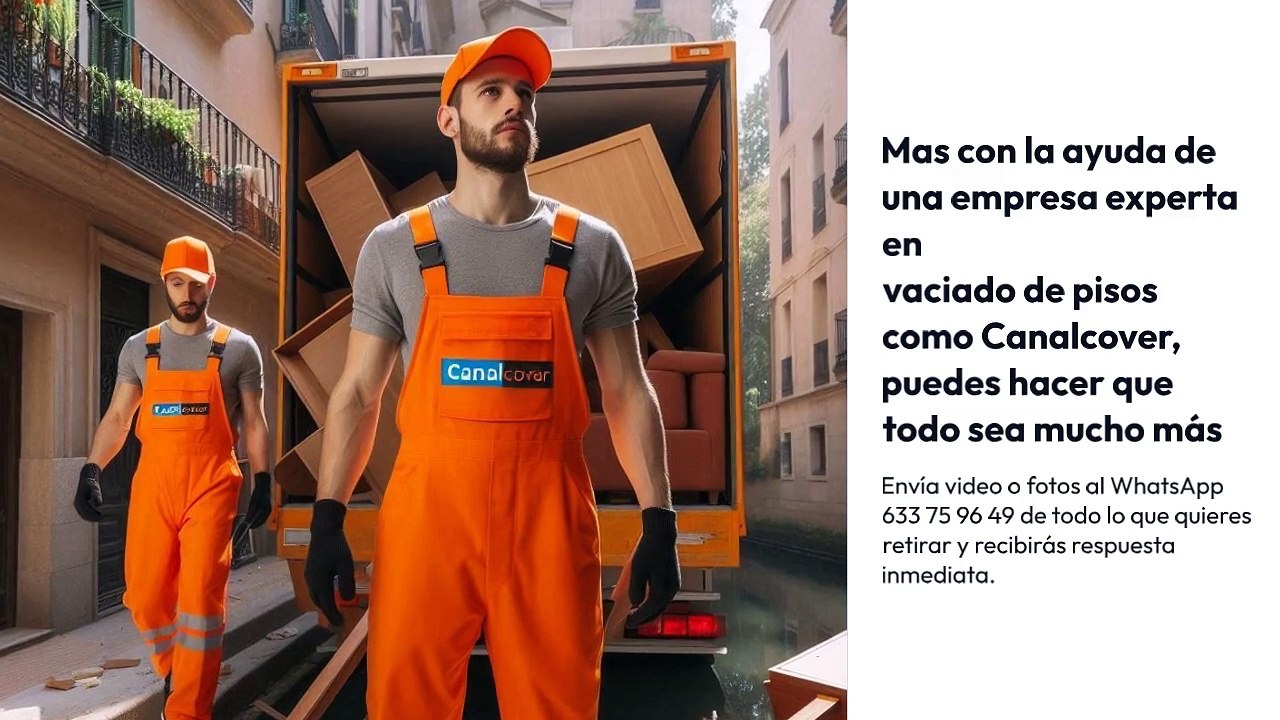 Vaciar pisos en Sant Feliu de Llobregat en un solo día: Elimina muebles viejos y trastos con Canalcover