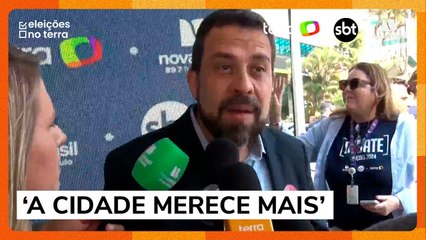 'Nesse momento estou preocupado em dialogar com o povo de São Paulo', diz Boulos antes de debate