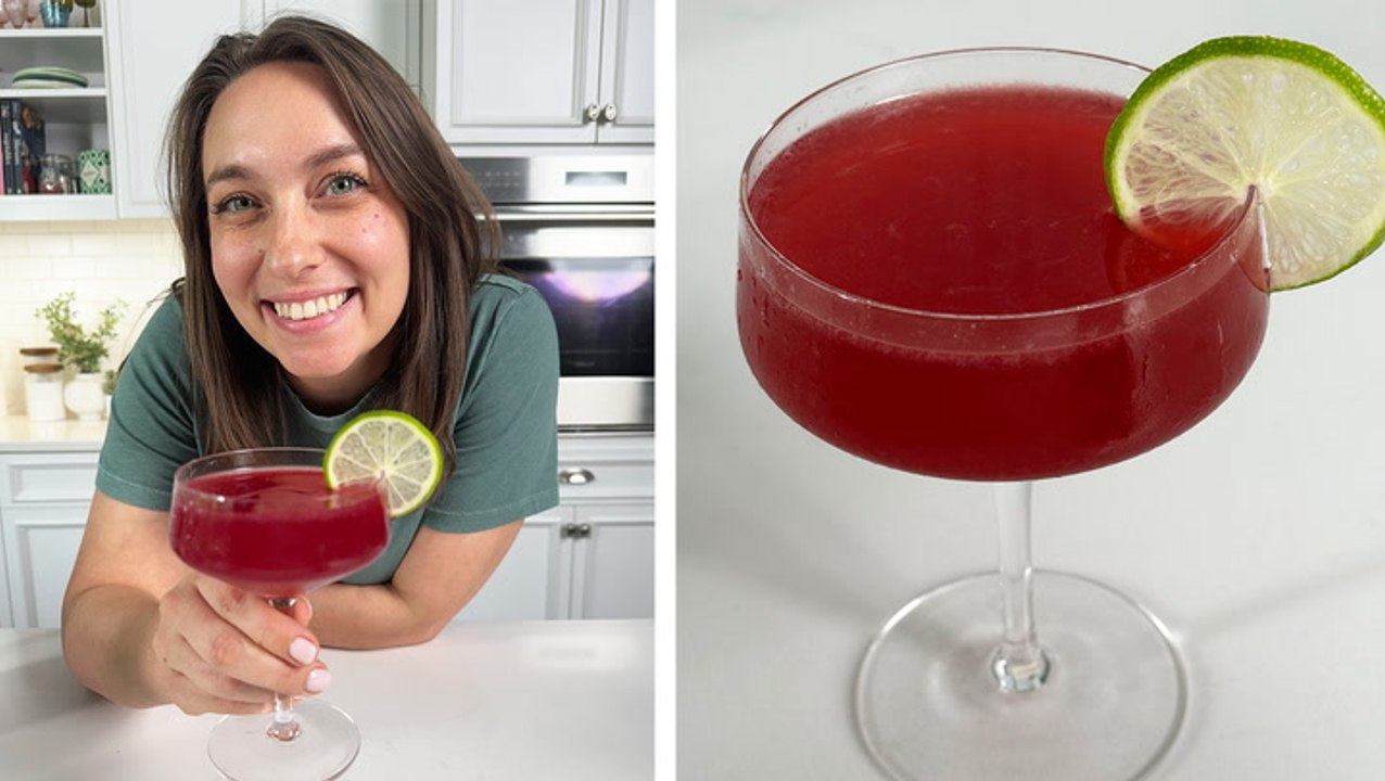 How to Make Pomegranate Gimlets