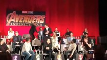 Avengers Infinity War Cast -  Robert , Chris, Scarlett, Tom CUTE AND FUNNY MOMENTS 2018 #2