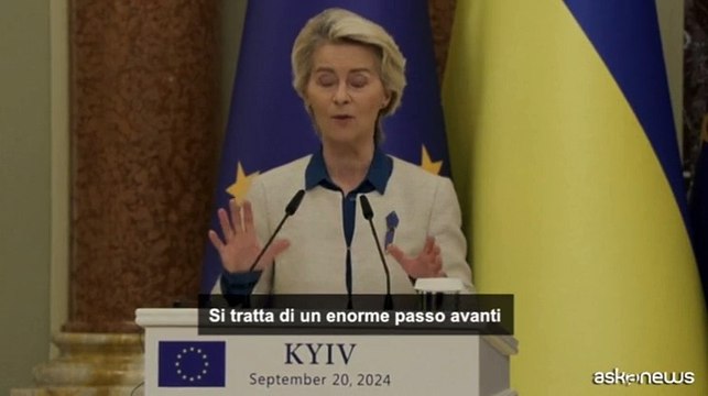 Von der Leyen: 35 miliardi di euro dall'Ue per ripresa dell'Ucraina