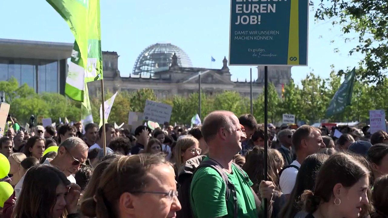 Proteste von Fridays for Future in vielen deutschen Städten