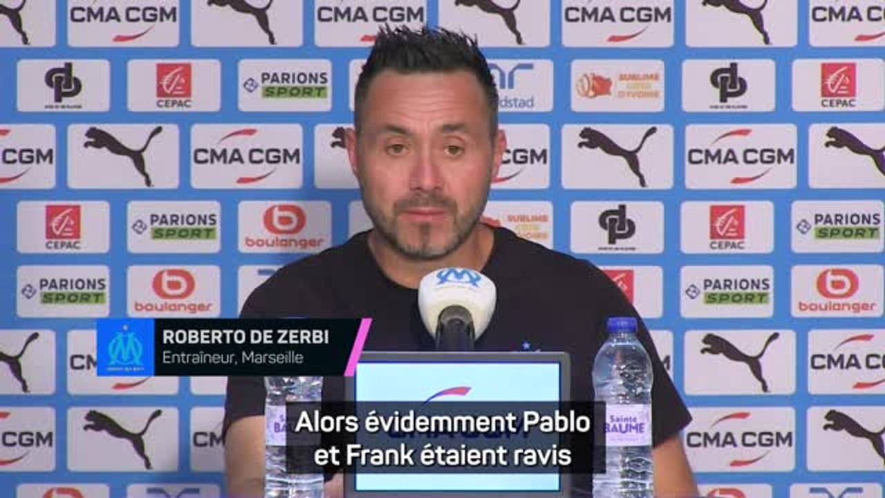 Marseille - Ce que De Zerbi a dit à Rabiot