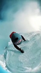 A mountaineer who reached the top of the Swiss Alp