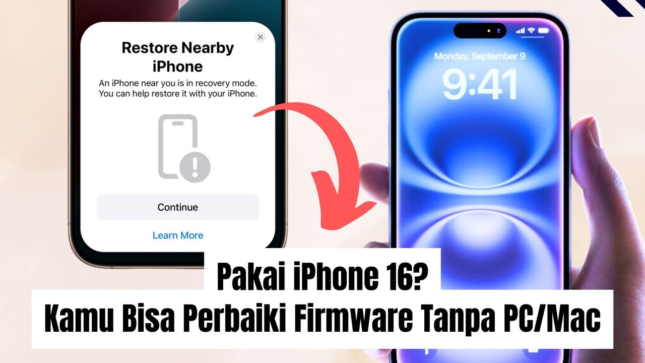 iOS 18 di iPhone 16 Buat Pengguna Bisa Perbaiki iPhone yang Rusak Secara Nirkabe;