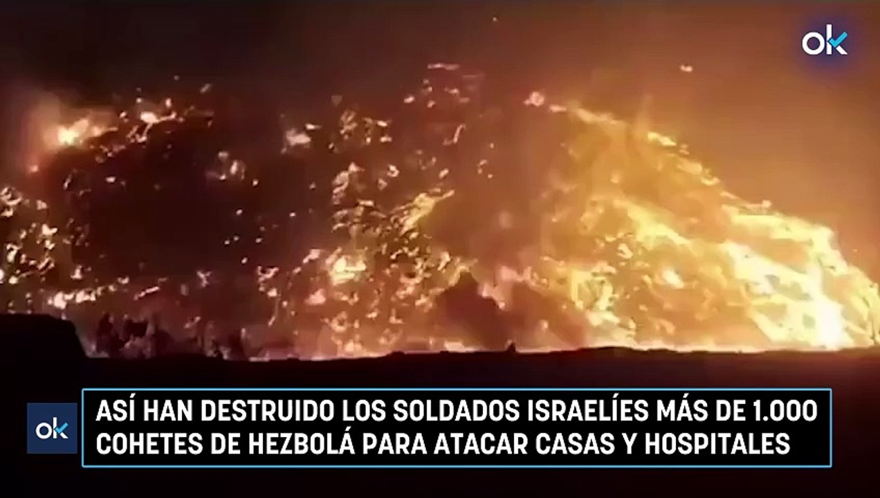 Así han destruido los soldados israelíes más de 1.000 cohetes de Hezbolá para atacar casas y hospitales
