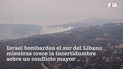 Israel bombardea el sur del Líbano mientra crece la incertidumbre sobre un conflicto mayor_VIDEO