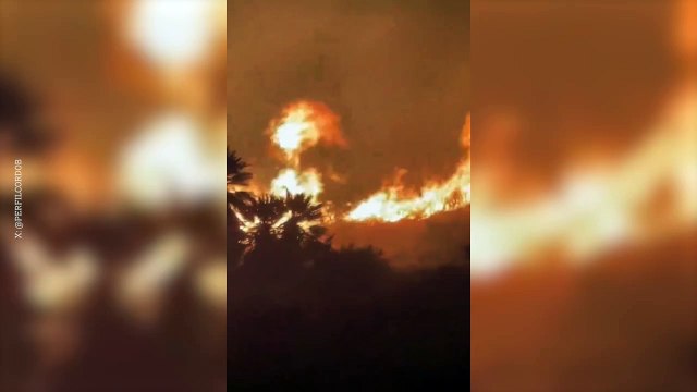 Bomberos, efectivos de la Policía Caminera y del Plan de Manejo del Fuego trabajaban en las zonas afectadas en Córdoba