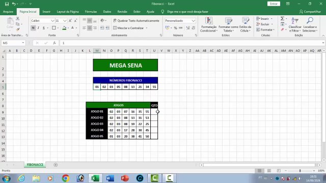 Como Contar Os Números Fibonacci Da Mega Sena Pelo Excel Confira a Dica
