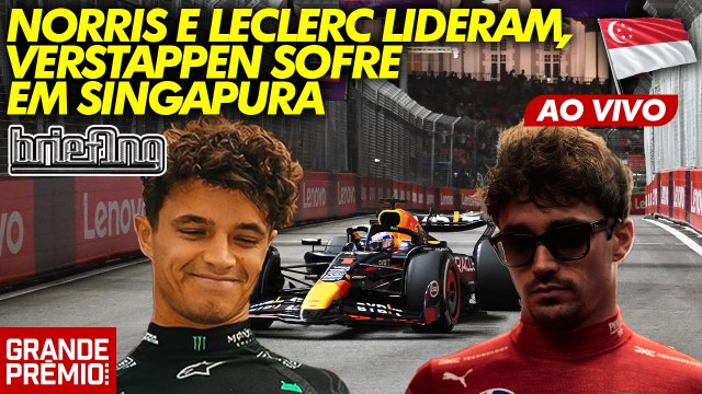 NORRIS LIDERA, VERSTAPPEN ANDA NO RITMO DA ALPINE: os treinos livres da F1 em SINGAPURA | Briefing