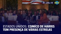 Harris e Oprah realizam comício eleitoral repleto de estrelas