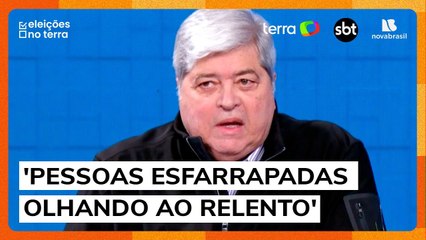 Datena diz que situação de ‘moradores de rua’ em SP é uma ‘barbárie’: ‘Local que nem bicho moraria’