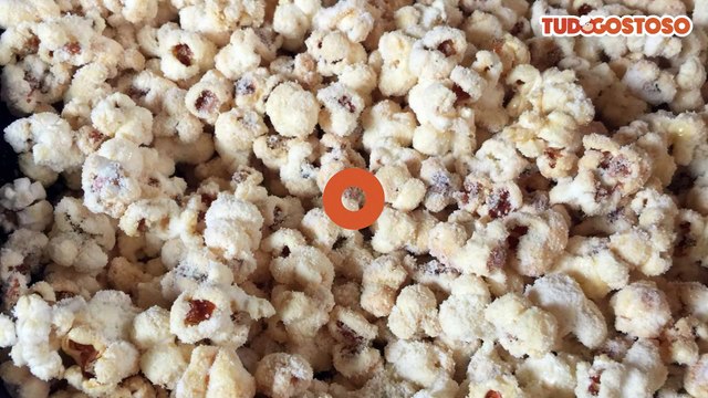 Pipoca de leite em pó fit