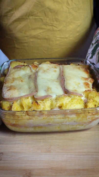 Raclette potato gratin !