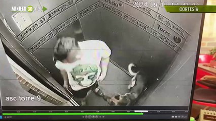 ¡Toca hacerlo famoso! Hombre cogió a patadas a su perrita en un ascensor y quedó grabado
