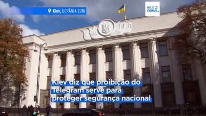 Ucrânia proíbe Telegram a militares, trabalhadores do Estado e de infraestrutura críticas