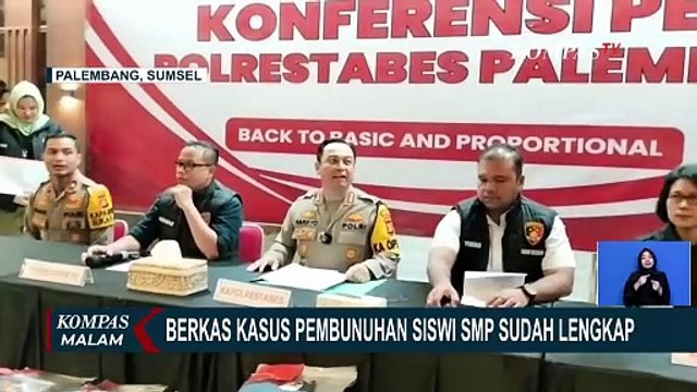 Lengkap, Berkas Perkara Pemerkosaan dan Pembunuhan Siswi SMP Dilimpahkan ke Jaksa